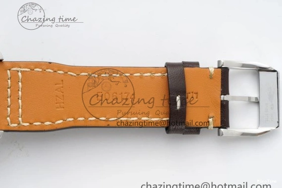 MIROTIME 1222 Thermal Pilot Chrono SS AZF 1:1 Best Edition Brown Dial on Brown Leather Strap A 7062